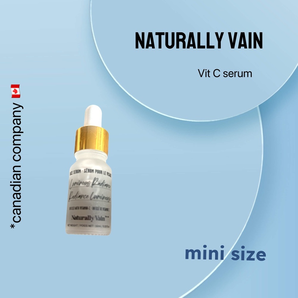 🇨🇦🆕*NEW* NATURALLY VAIN | MINI | Luminous Radiance - Vit C Serum